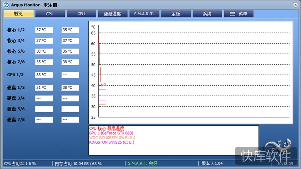 Argus Monitor中文版 软件截图 1