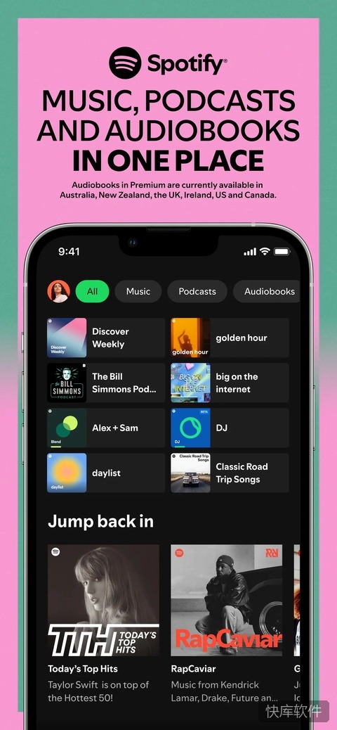 Spotify 9.1.62 iOS版（美区） 软件截图 1
